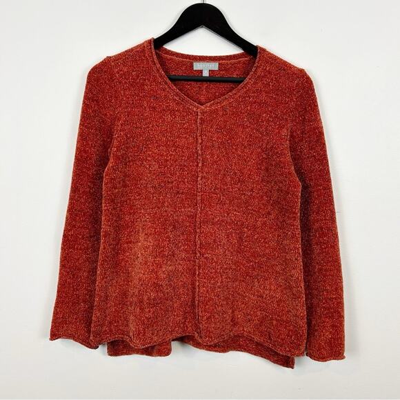 Habitat Chenille Burnt Orange Confetti Mulitcolor Sweater Size X-Small - Picture 1 of 5